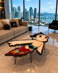 Astro Boy Inspired Epoxy Resin Art Table