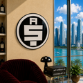 All Money In Inspired Epoxy Wood Wall Art