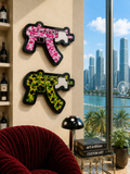 Camo Draco Inspired Epoxy Wood Wall Art