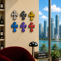 Cross Inspired Epoxy Wood Wall Art