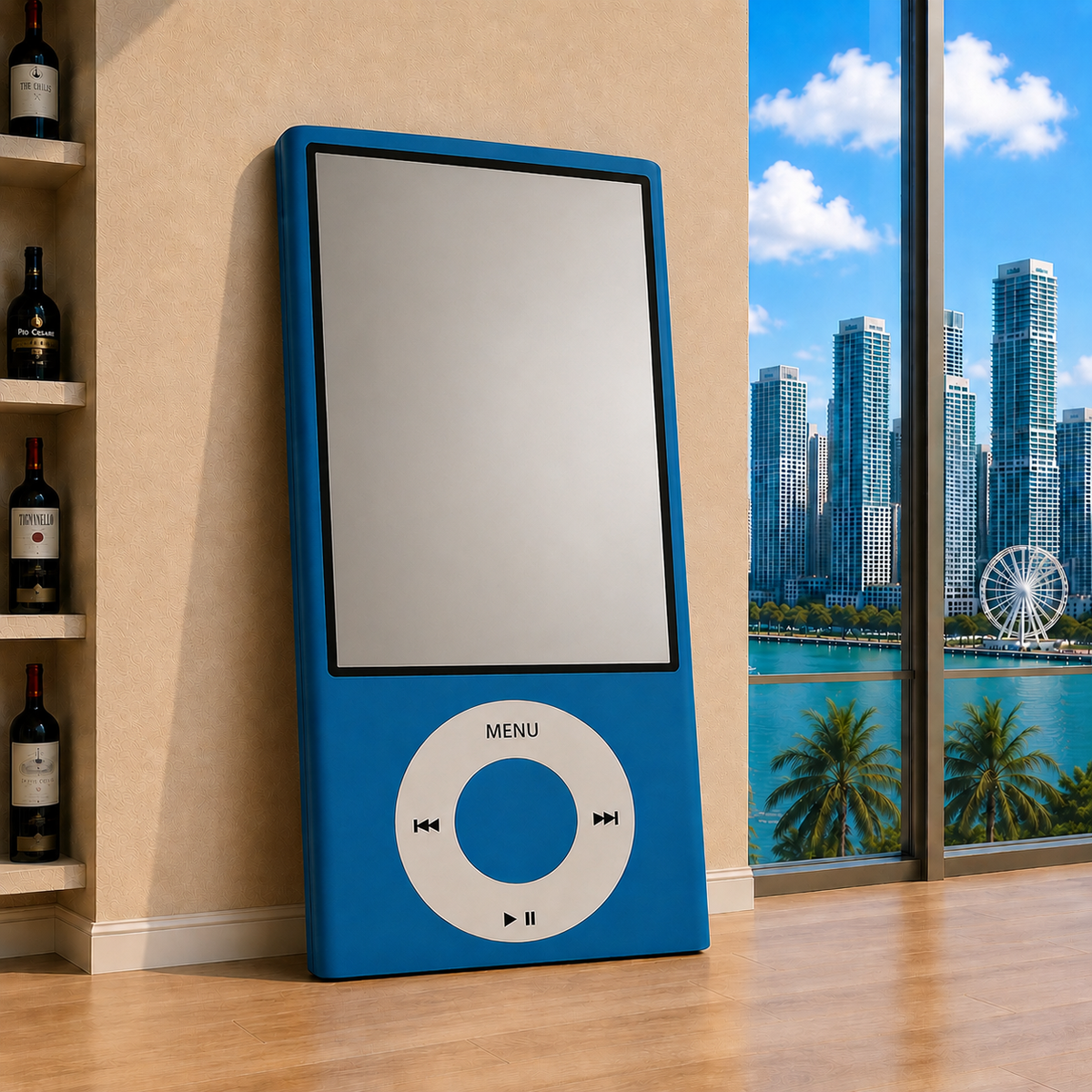 iPod Inspired Epoxy Art Mirror