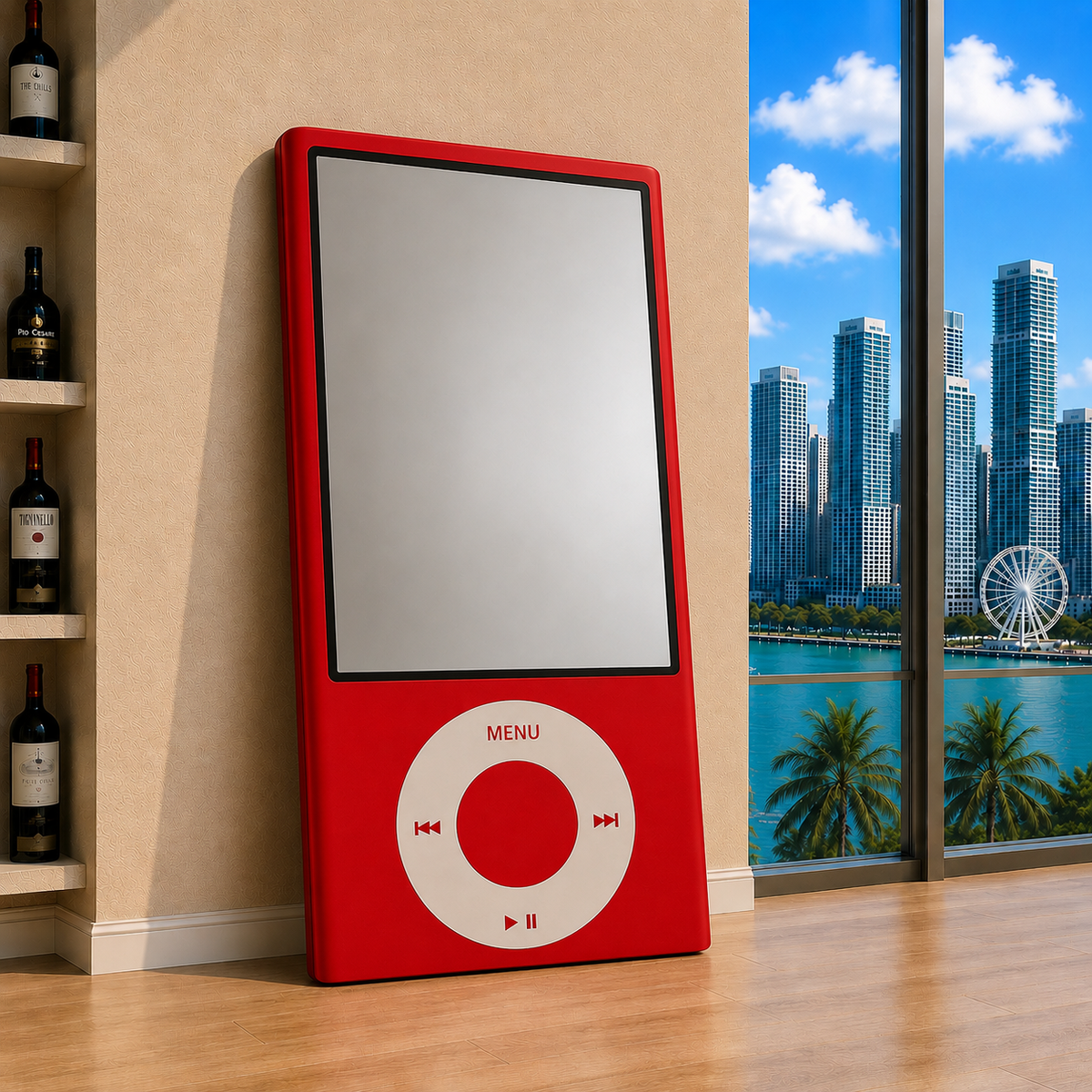 iPod Inspired Epoxy Art Mirror