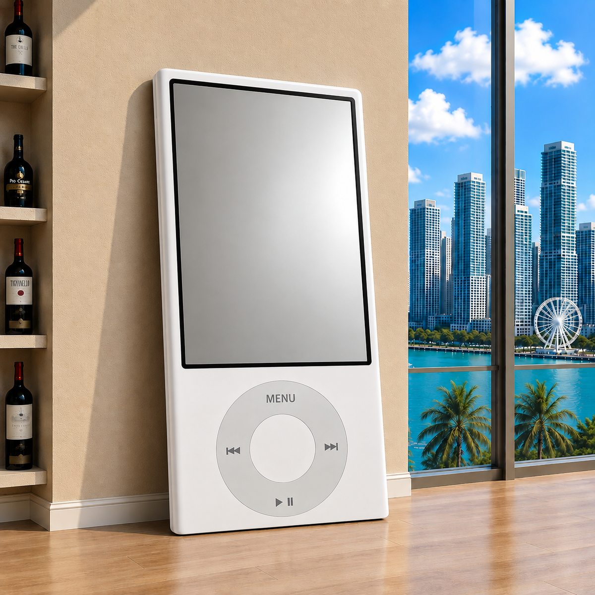 iPod Inspired Epoxy Art Mirror