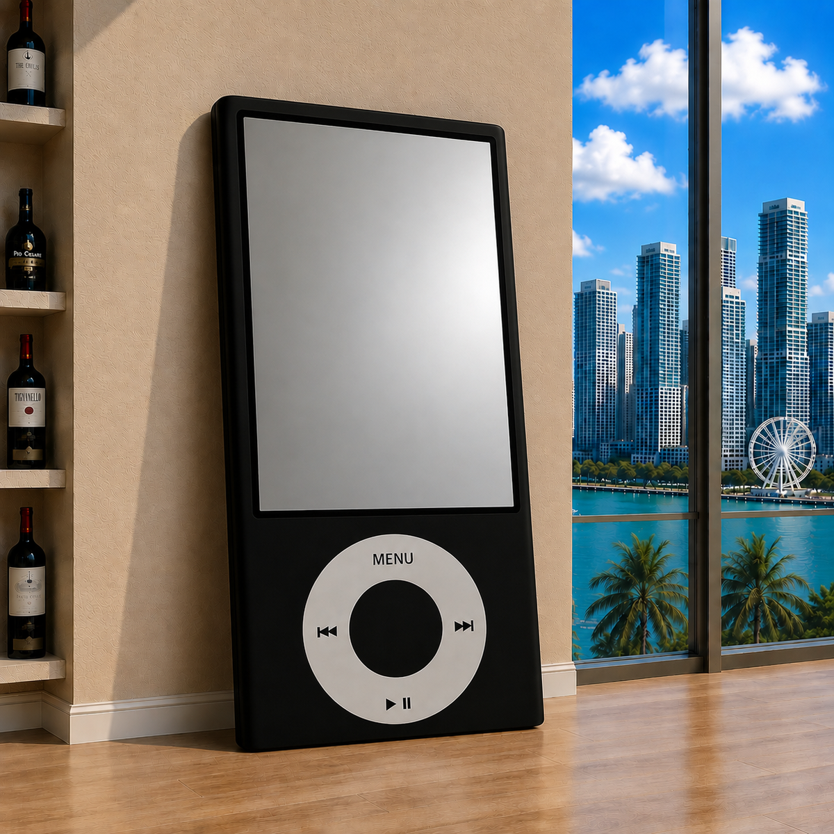 iPod Inspired Epoxy Art Mirror