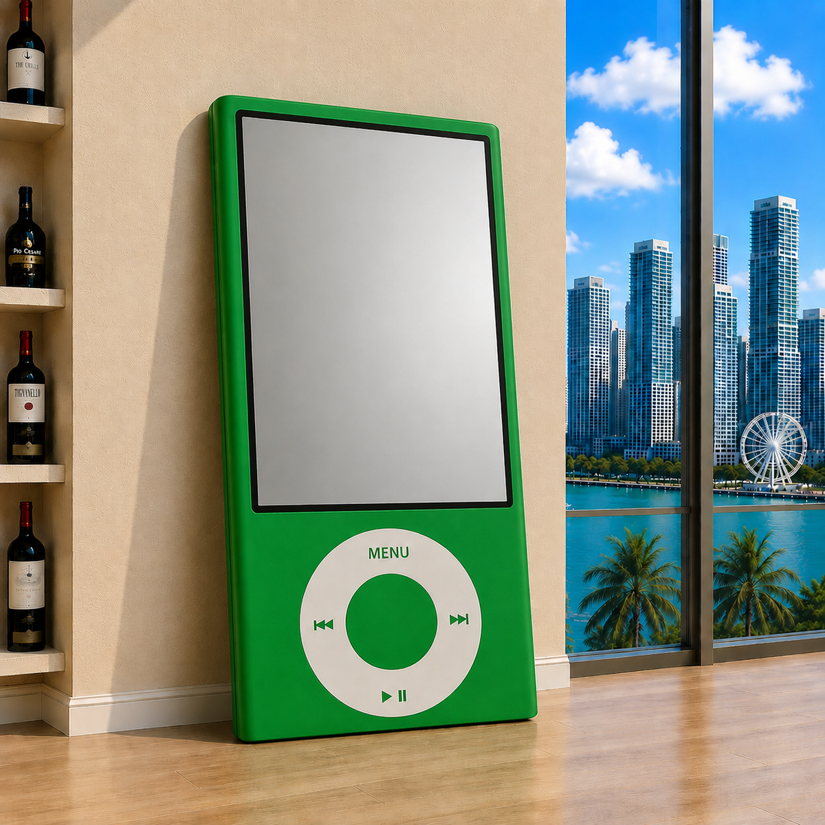 iPod Inspired Epoxy Art Mirror