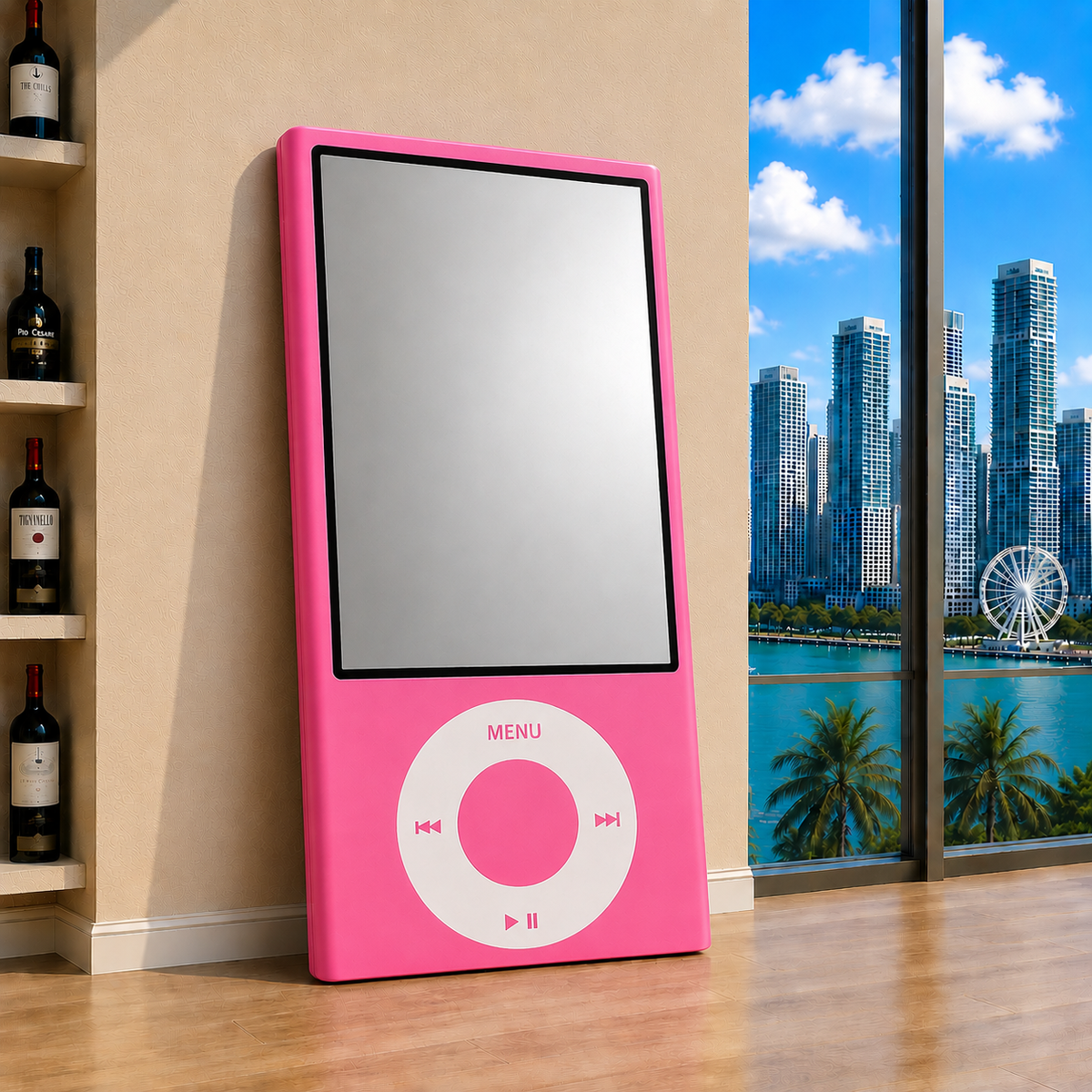iPod Inspired Epoxy Art Mirror