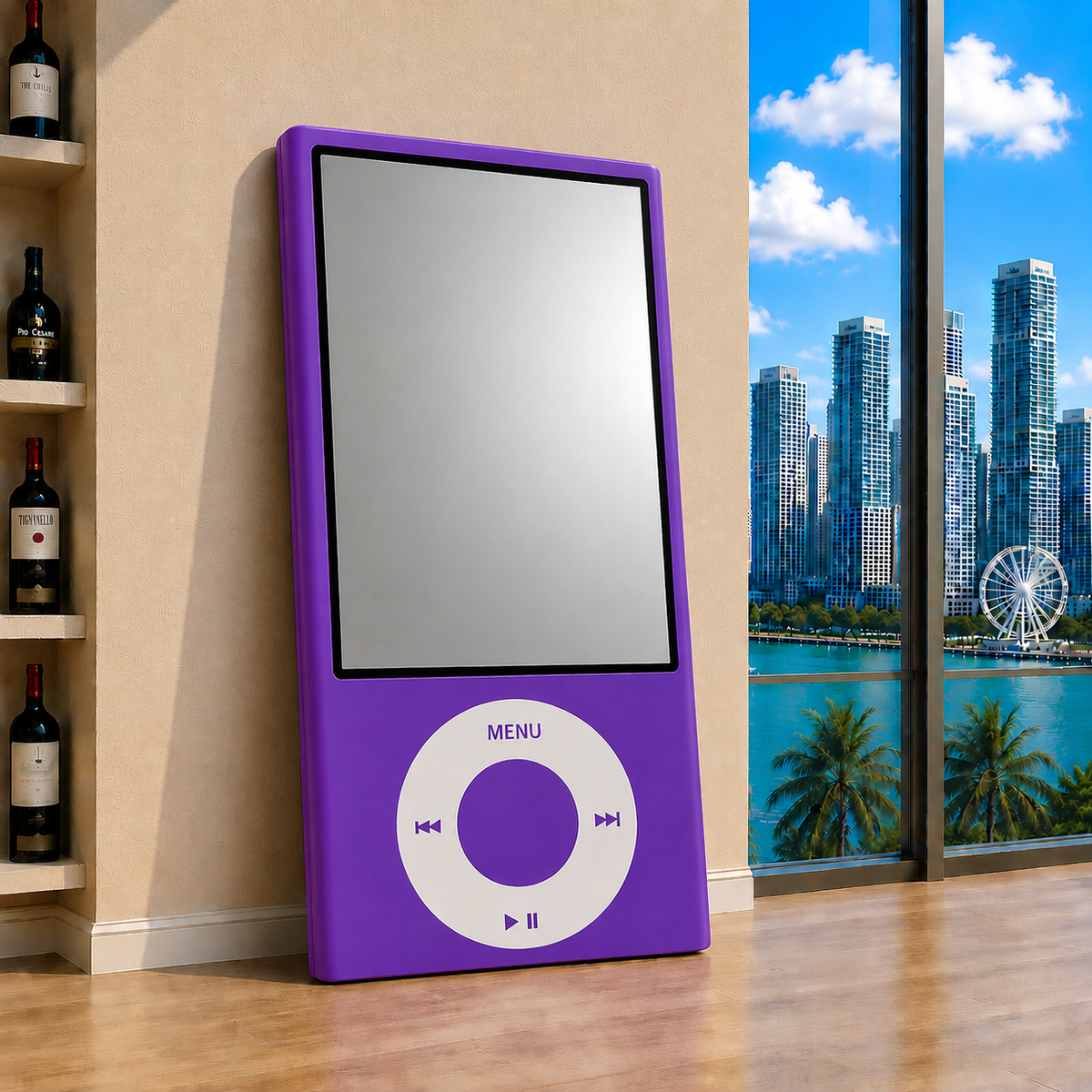 iPod Inspired Epoxy Art Mirror